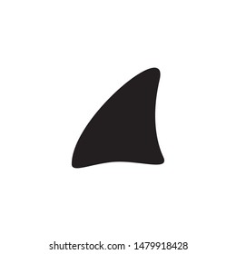 Shark Fin Icon Design Vector