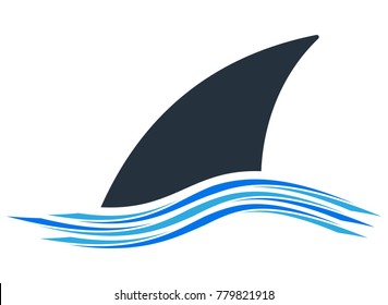 Shark Fin Icon Design Vector Art Stock Vector (Royalty Free) 779821918 ...