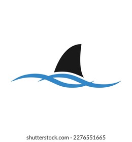 shark fin icon vector illustration design
