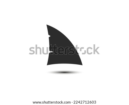 Shark fin icon. Vector illustration. ストックフォト © 