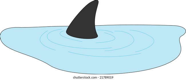 shark fin illustration