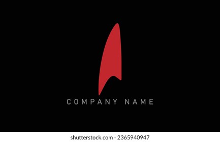 diseño de logotipo de aleta de tiburón, adecuado para empresas de juegos o de turismo