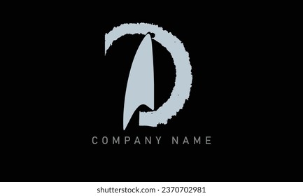 shark fin logo design, suitable for gaming companies or tourism companies