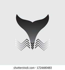 Haifischflossen-Logo Designvorlage für Unternehmen