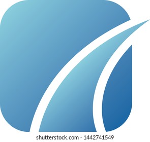 
Shark fin logo, flat icon vector design. Great for mobile app, web design, print materials, etc.