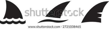 Shark fin sign. Shark tail icon. shark tail sea ocean icon sign. Shark tail outline icon