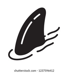 shark fin vector fish logo icon graphic symbol dolphin whale cartoon illustration sign