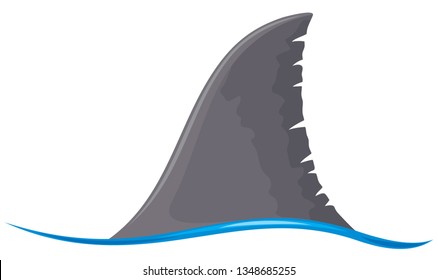 shark fin vector icon