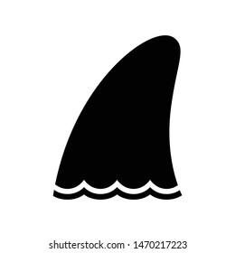 shark fin vector icon dolphin fish whale logo symbol cartoon illustration ocean sea doodle design