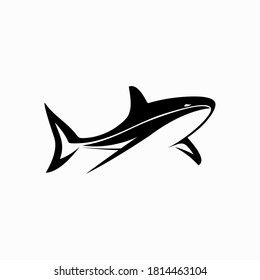 Shark fish animals logo symbols vector