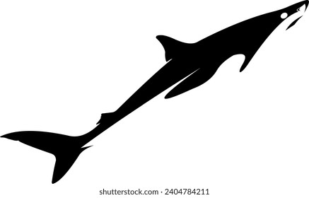 shark fish vector for logo company