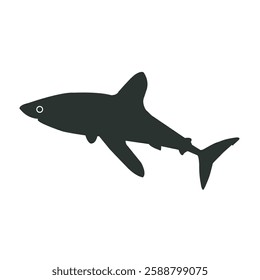 Shark forward icon vector art silhouette template background image picture photo