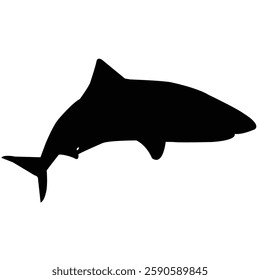 Shark forward vector art silhouette image background template photo image picture