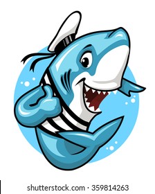 Shark giving a thumbs up
