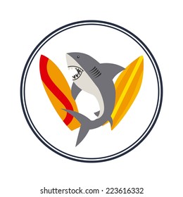 shark graphic design , vector illustration