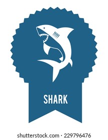 shark graphic design , vector illustration