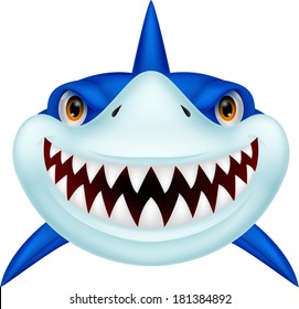 Shark head cartoon