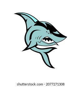 Shark Head Logo Simple Design Vector Stock Vector (Royalty Free ...