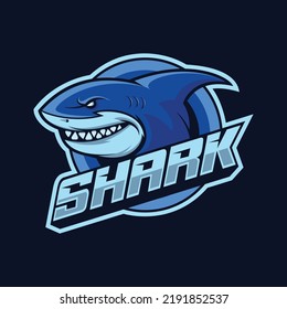 Shark head mascot logo good use for symbol identity emblem badge and more