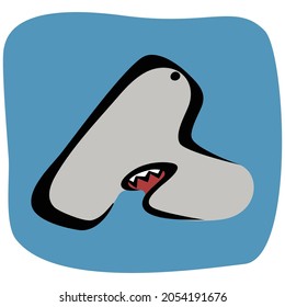 Shark Head vector illustration isolated