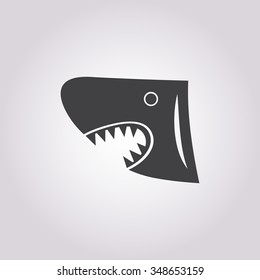 Shark icon. 
