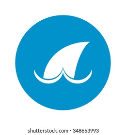Shark icon. 