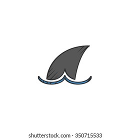 Shark icon. 