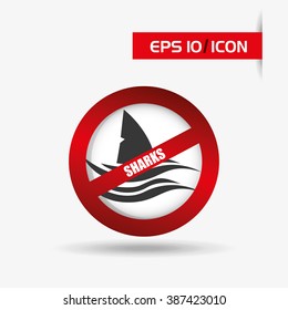 shark icon design 