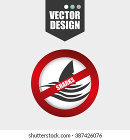 shark icon design 