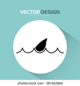 shark icon design 