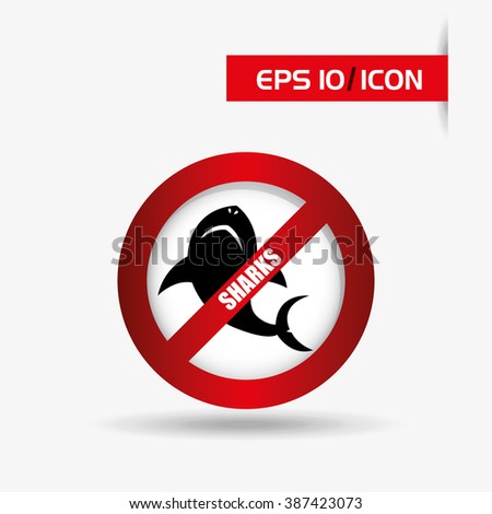 shark icon design 