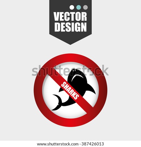 shark icon design 