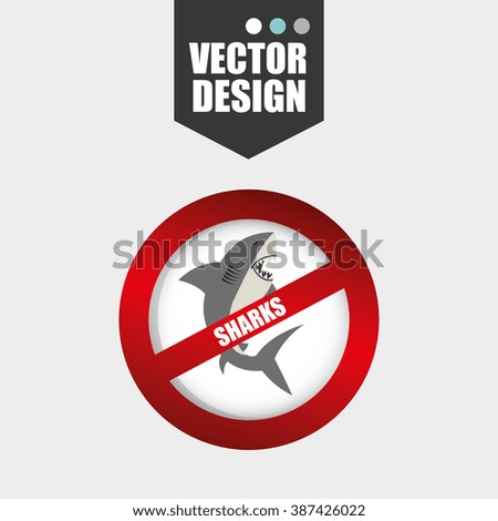 shark icon design 