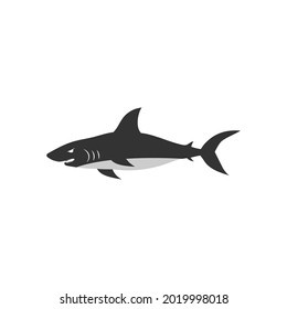 Shark icon design illustration template