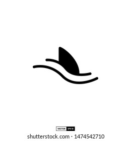Shark icon, design inspiration vector template for interface and any purpose