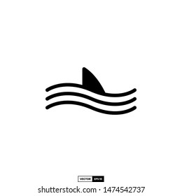 Shark icon, design inspiration vector template for interface and any purpose