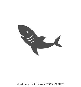 Shark icon design template vector isolated illustration
