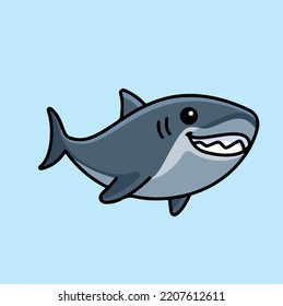 A Shark icon with eps 10