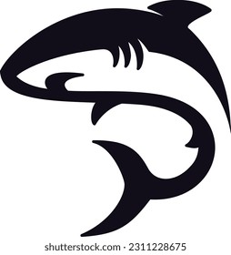 `Shark Icon and initiale "S" für Logo