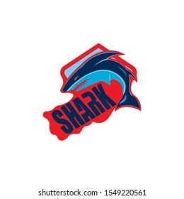 Shark icon logo design vector illustration
