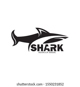 Shark icon logo design vector illustration
