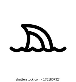 shark icon or logo isolated sign symbol vector illustration - high quality black style vector icons
