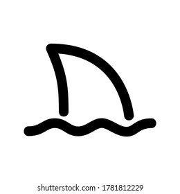 shark icon or logo isolated sign symbol vector illustration - high quality black style vector icons
