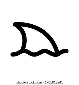 shark icon or logo isolated sign symbol vector illustration - high quality black style vector icons
