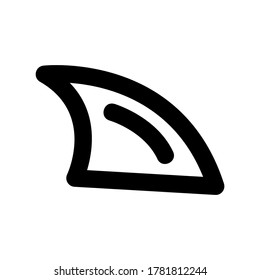 shark icon or logo isolated sign symbol vector illustration - high quality black style vector icons

