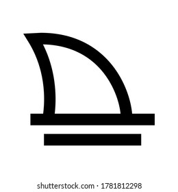 shark icon or logo isolated sign symbol vector illustration - high quality black style vector icons
