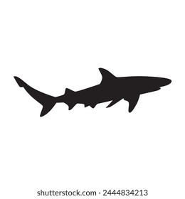 shark icon shape eps 10