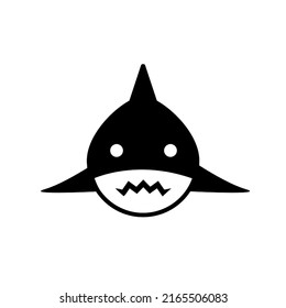 shark icon silhouette for anyone who loves sea, fish, shark and jaw