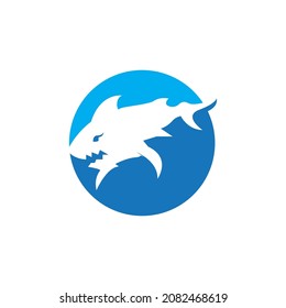 Shark icon and symbol vector illustration