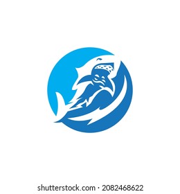 Shark icon and symbol vector illustration